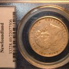 1874 NEWFOUNDLAND 50 CENTS XF40 PCGS CERTIFIED COIN