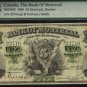 1888 $5 the BANK OF MONTREAL   PMG VF 20 HIGH GRADE