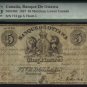 1837  $5  BANQUE DE OTTAWA PMG12 HIGH  GRADE