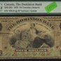 1876 $4  the DOMINION BANK ,toronto, ontario   PMG 6