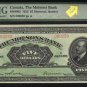 1922 $5  the  MOLSONS BANK  PMG 64 choice uncirculated