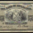 1935 $10  bank of Nova Scotia -BANKNOTES CANADA