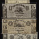 Canada, Henry's Bank,INCLUDING  10 PIASTRES  4 NOTES: June 27, 1837