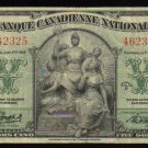 1935  banque canadienne national $5  vf