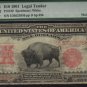 USA $10 1901 BISON & EXPLORERS much scarcer  MULE PMG vg8  FR122