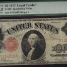 "USA $1917 $1   legal tender  PMG vg10  "