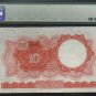 1961 Malaya & British Borneo $10 Buffalo Original pmg vf25