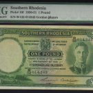 1950-51 ONE POUND PMG 25 KING GEORGE £