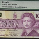 1988  $1000 BANK OF CANADA   scarce papermoney  WOW PMG35