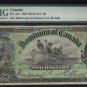 1897 $2 DOMINION OF CANADA  DC-14c BANKNOTE PMG 15