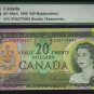 1969 $20  replacement  *E/H BANK OF CANADA  PMG 55abt unc