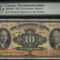 1935 $10 the dominion bank  PMG 15 very nice
