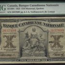 1925 $10 banque canadienne national