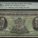 1927 $5 royal bank of canada  PMG12 very nice