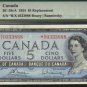 asterisk replacement*R/X $5 1954 BANK OF CANADA PMG 65