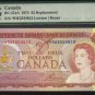asterisk replacement*R/X $5 1954 BANK OF CANADA PMG 65