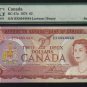 4444444 BANK OF CANADA PMG 66 $2 1974 RADAR & SOLID
