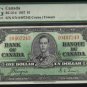 1937  $1 BANK OF CANADA  PMG 65  choice unc   BC-21d