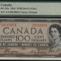 DEVILS FACE $100 BANK OF CANADA 1954 BC-35a PMG 58 EPQ