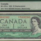 ASTERISK *M/Y $1BANK OF CANADA 1954 BC-37bA  PMG 65 EPQ