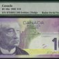 2005 $10  BANK OF CANADA  PMG 67 EPQ RaDaR 0011100