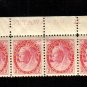 1899 2 cents 4 STAMPS Queen Victoria canada RARE plt 11