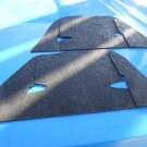 62 63 64 Chevy Impala quarter glass seals & 1 pair A arm flap seals