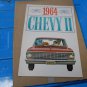 1964 Chevy II by Chevrolet color sales brochure  original GM not a reprint 4 pgs