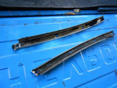1969 70 Chevy Impala Caprice 2 door coupe pillar  weatherstrip channels L & R GM
