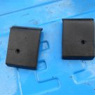 67 68 69 70 Cadillac Eldorado front seat center arm rest bolt covers BLACK GM