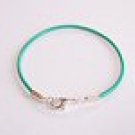Mint Green Classic Style Leather Bracelet