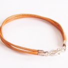 Marigold Surfer Style Leather Bracelet
