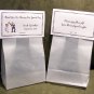 102 Personalized Wedding Favor Bag Toppers