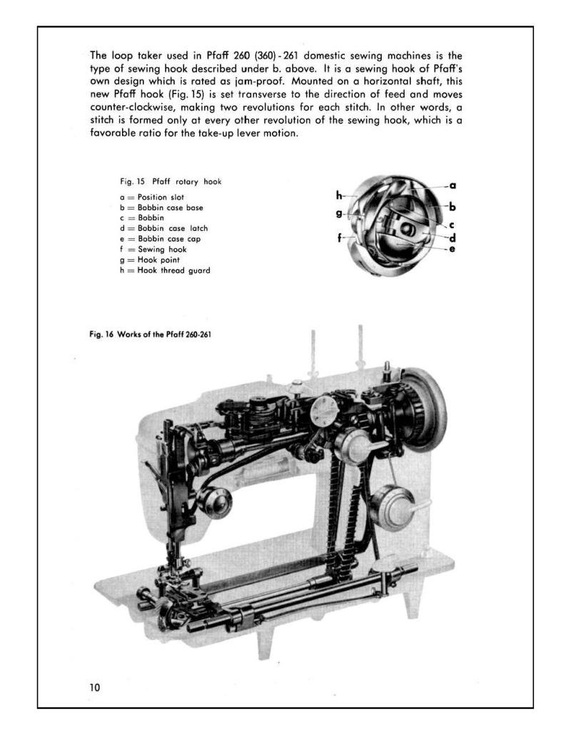 Pfaff 260 Sewing Machine Service Manual Pdf