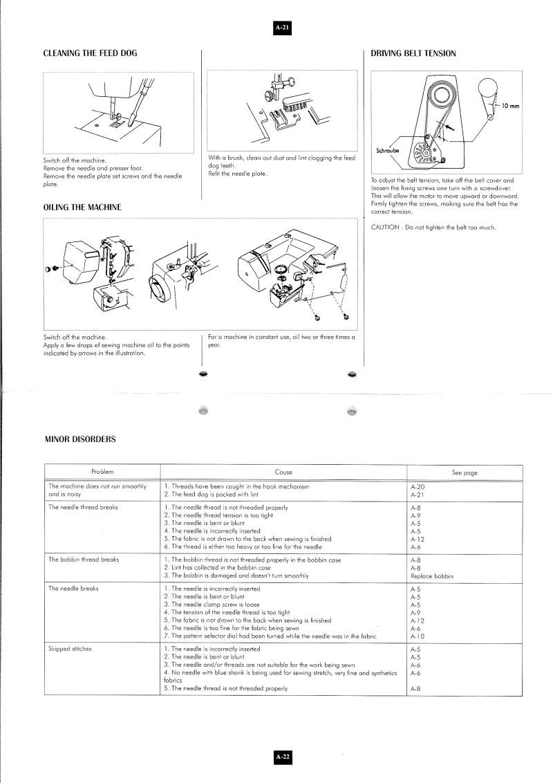 Elna 2006 Sewing Machine Instruction Manual Pdf