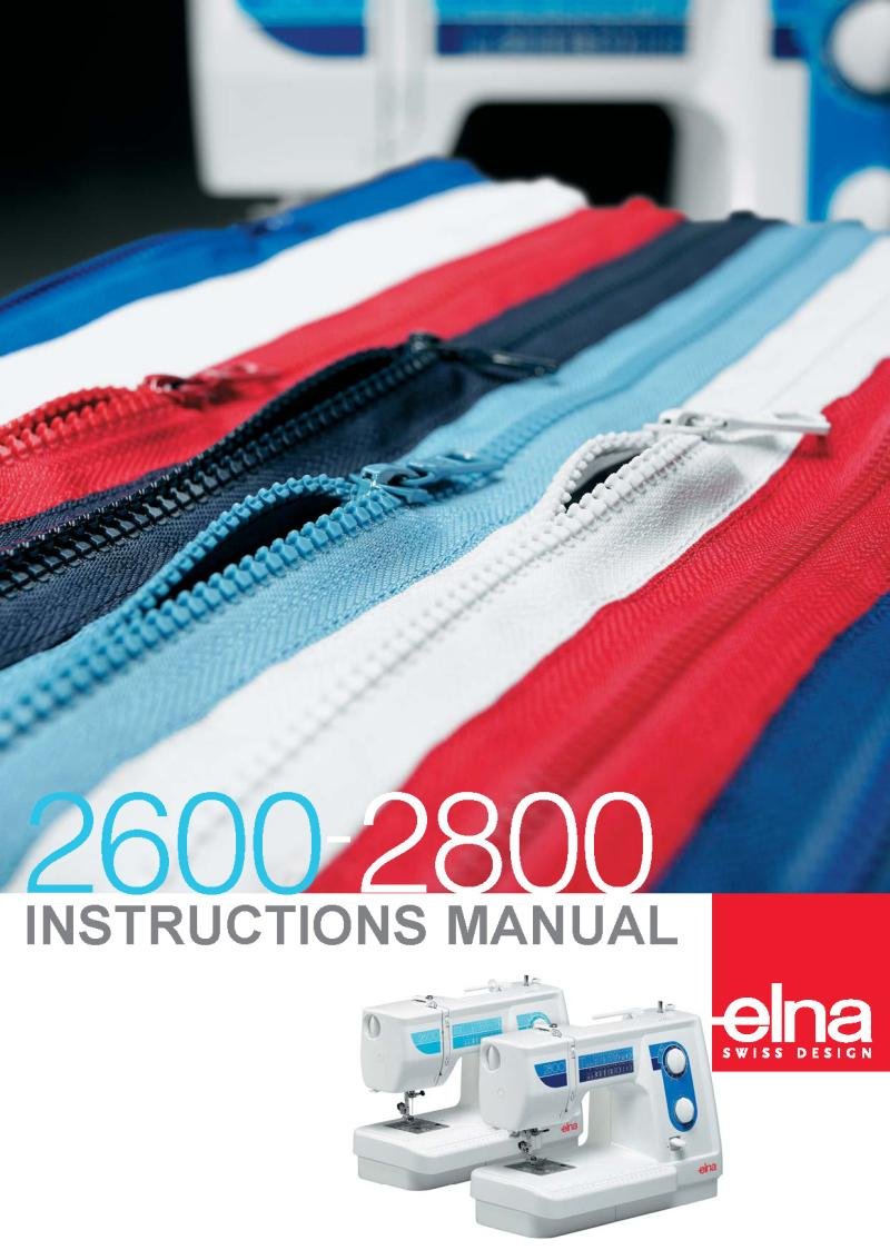 Elna 2800 Sewing Machine Instruction Manual Pdf
