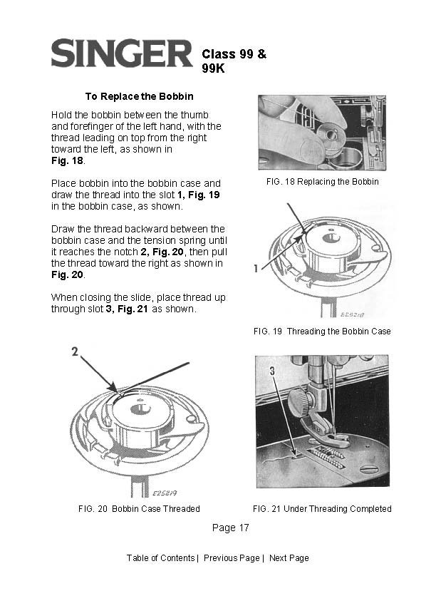 Singer Model 99 Sewing Machine Manual Pdf