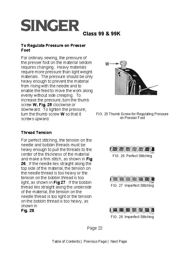 Singer Model 99 Sewing Machine Manual Pdf