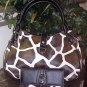 Giraffe Designer Inspired Handbag Satchel