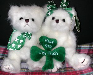 Bearington Bear St. Patrick's Irish Pair - Lucky Lad & Lass