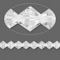 6mm swarovski crystal *clear* with gold spacers bracelet