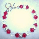 red Ruby color stones/ clear stones