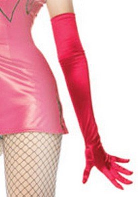 Extra Long Satin Gloves Leg Avenue Style# 16B-GLD-OS