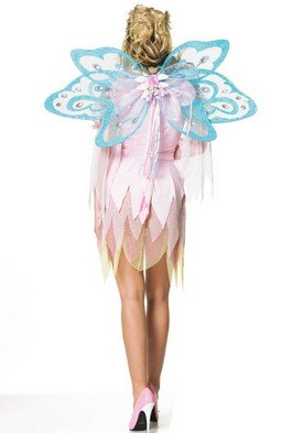 Fairy Pixie Butterfly Wings Leg Avenue Style# 2084-BLU-OS