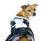 French Maid Cute Dog Halloween Pet Costume Leg Avenue Style# 21004-BLKWHT-M