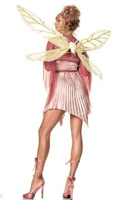 Glitter Dragon Fly Wings Leg Avenue Style# 2076-IVYGLD-OS