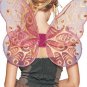 Glittery Jeweled Organza Butterfly Fairy Wings Leg Avenue Style# 2080-PNK-OS
