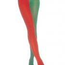 Jester Sexy Tights Hosiery Leg Wearwith Two Tone Leg Avenue Style# 7238-Q-BLKWHT-PS