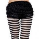 Junior Ruffle Rumba Boy Shorts Panty Sexy Lingerie Intimate Apparel Leg Avenue Style# J2984-WHT-OS