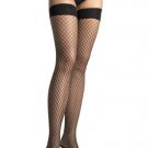 Lycra Industrial Fishnet Thigh High Nylon Stocking Leg Avenue Style# 9036-WHT-OS